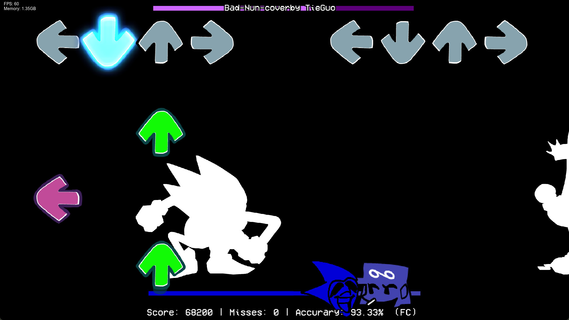 Bad nun cover Cassete-Girl and Majin Sonic