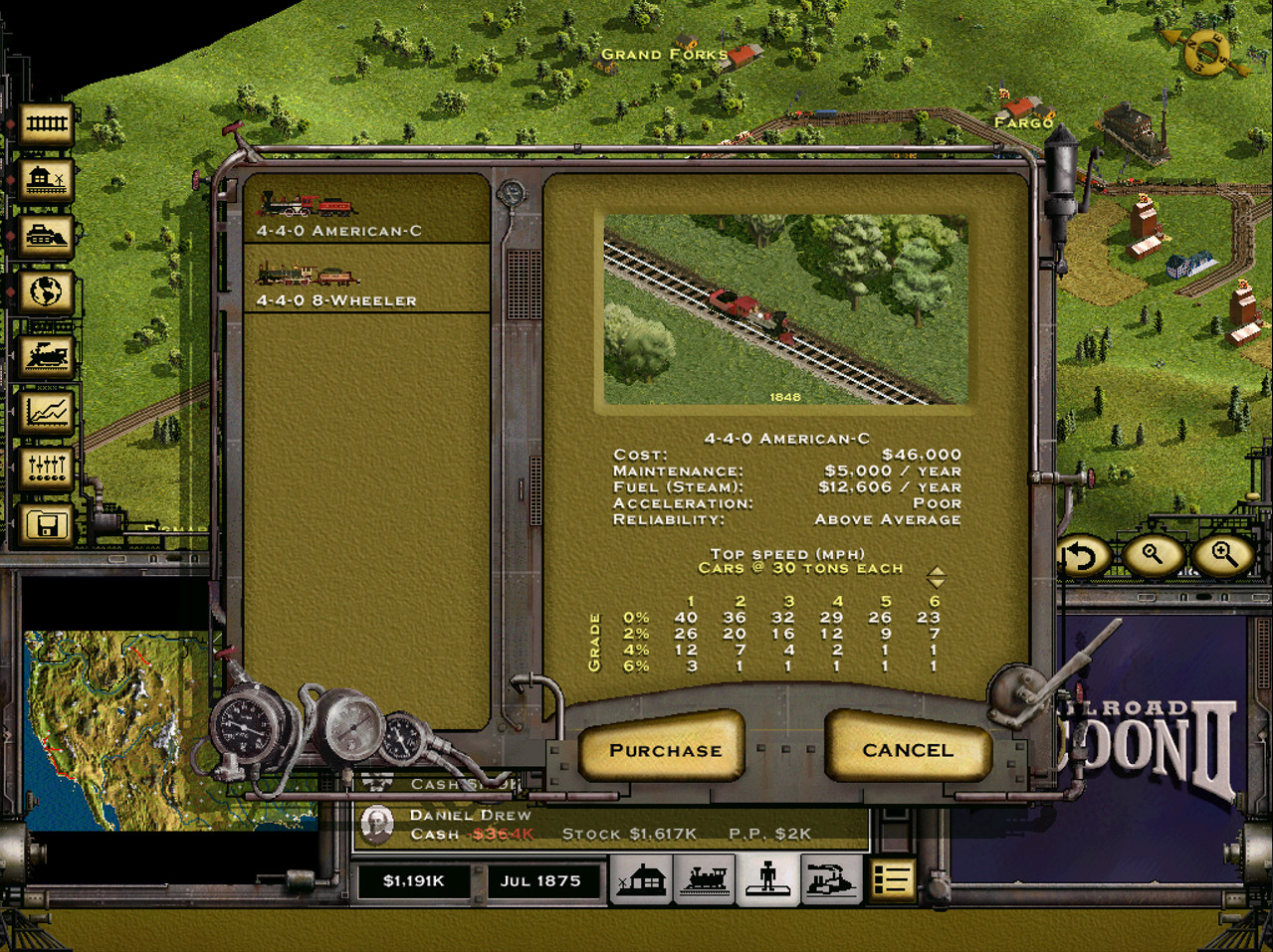Improved Game Text (default2.lng) Mod for Railroad Tycoon II RT2