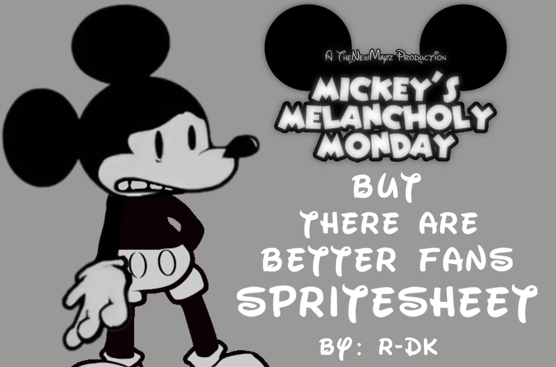 Mickey's Melancholy Monday fans Spritesheet
