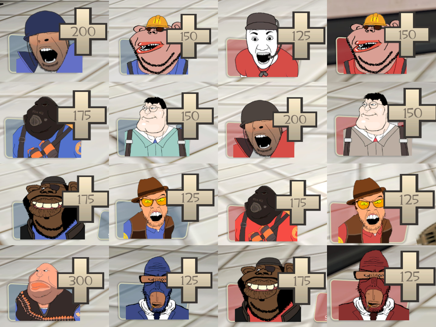Soyjak Hud Class icons