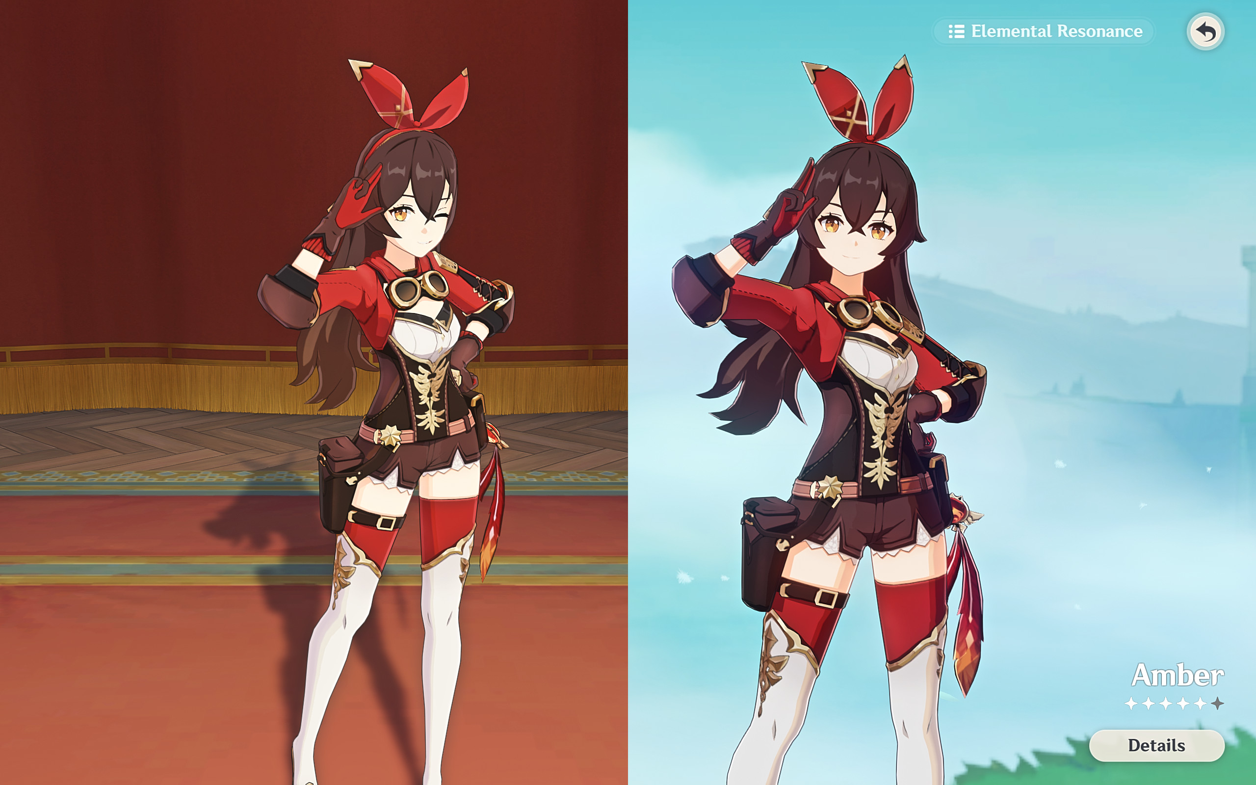 CN Amber with OG Amber colors Mod for Genshin Impact | GI Mods