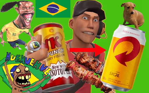 Brazilian Alcoholic Beer Skol Skin (Bonk!)