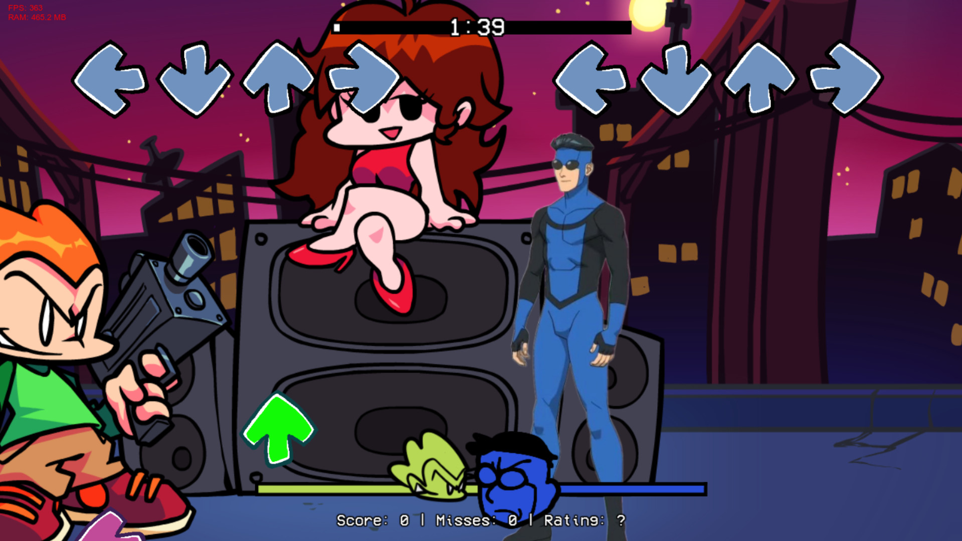 Blue Invincible Psych Online Skin