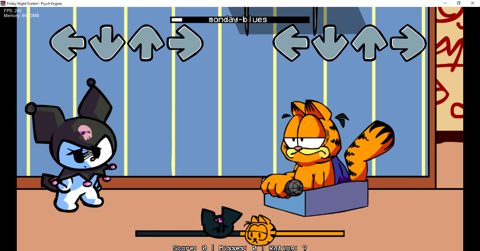 Garfield x Kuromi
