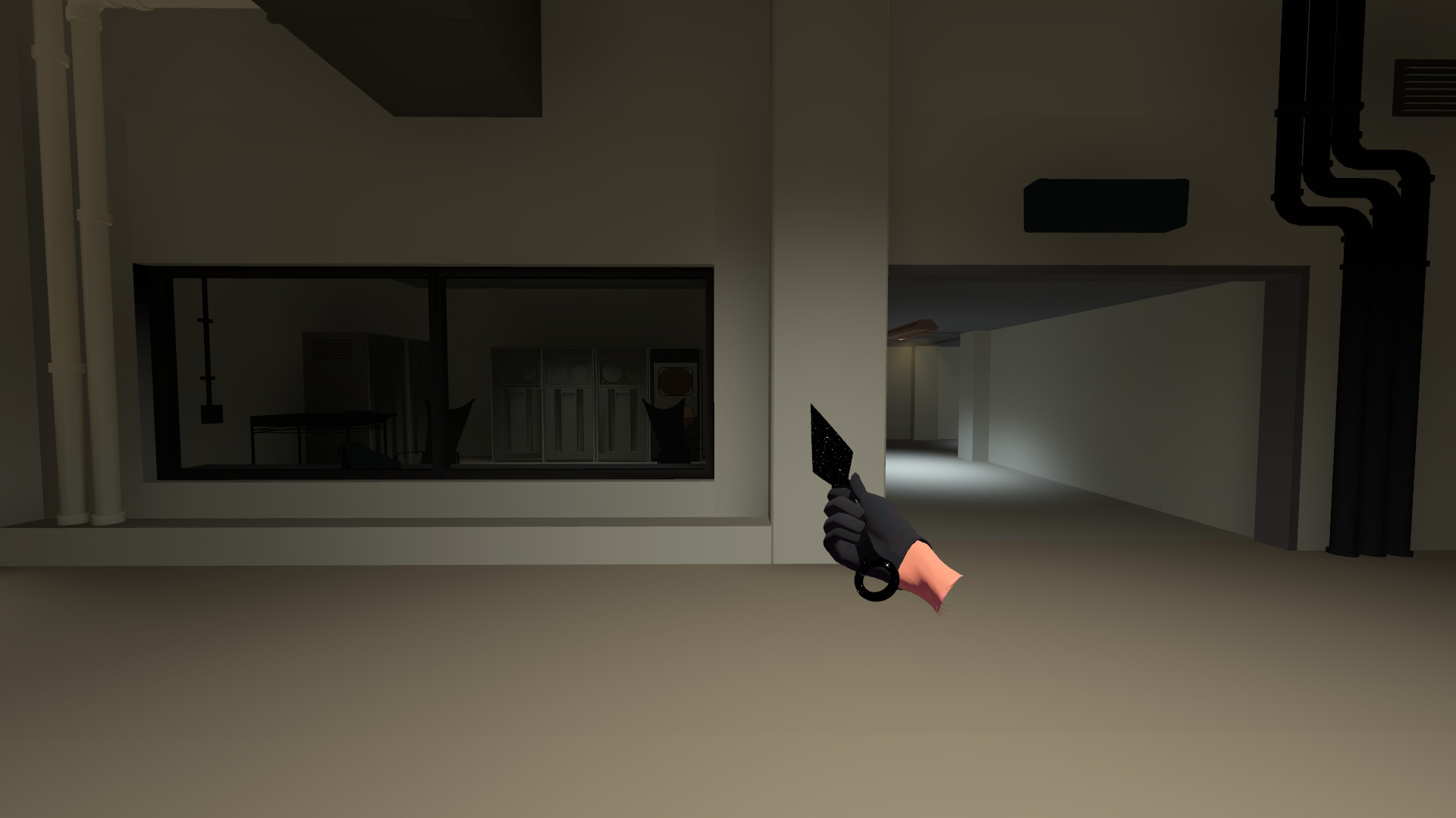 Animated dark sky kunai