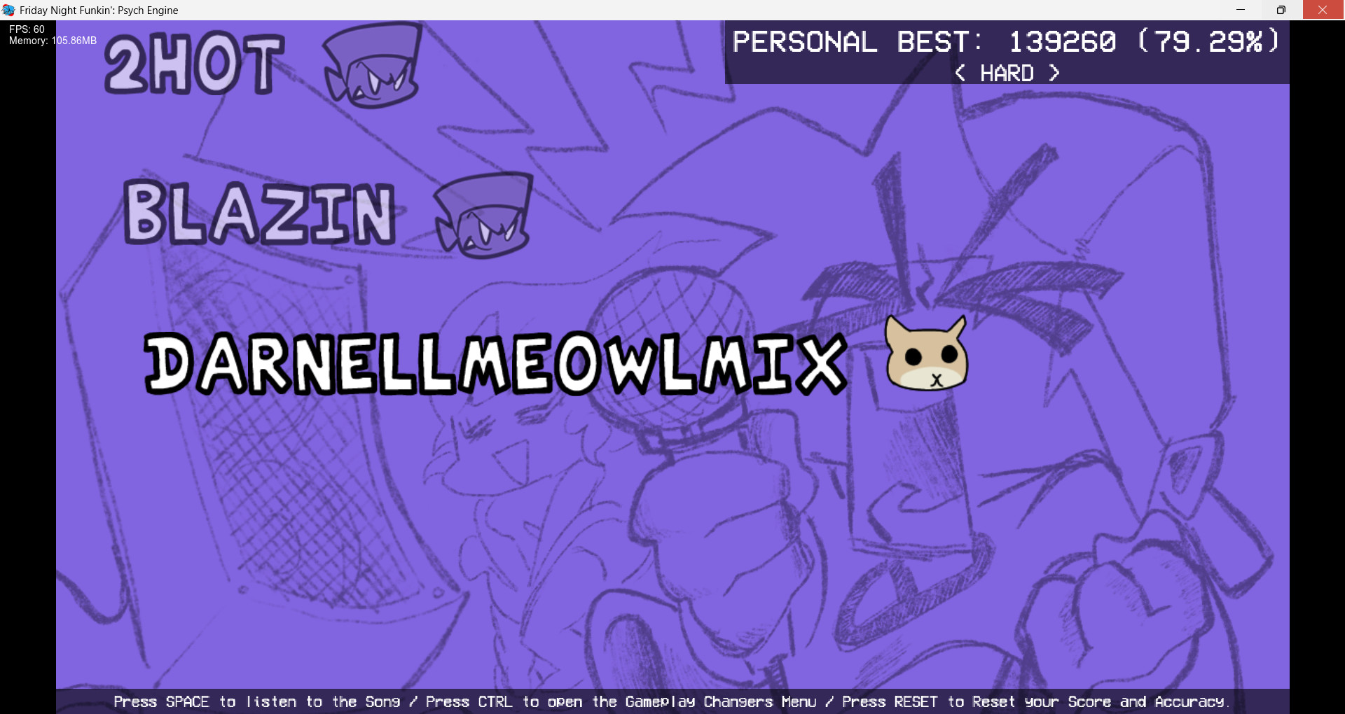 Meowl vs Darnell fnf mod