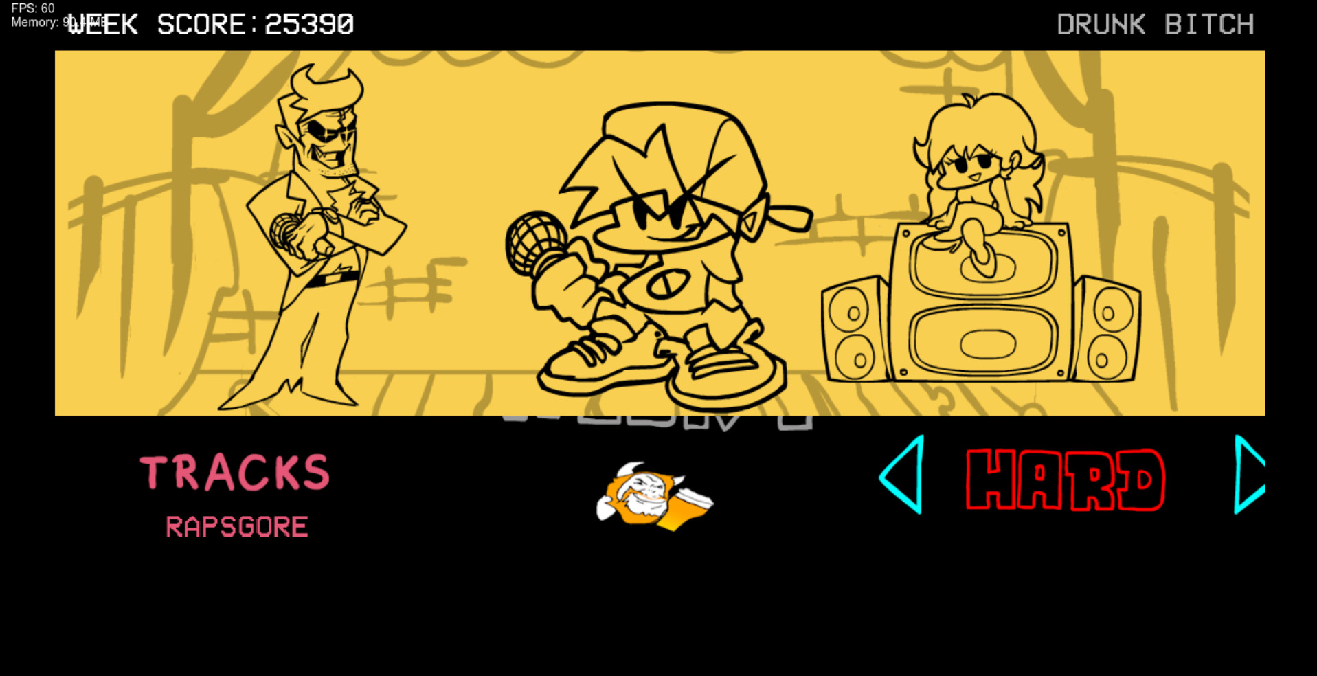 Drunksgore-Asgore runs over Dess(Deltarune)