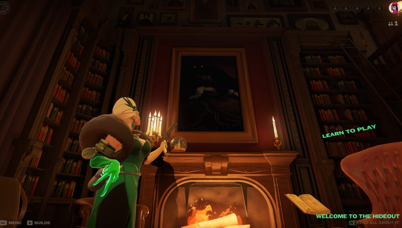 Beatrice Painting for Hideout