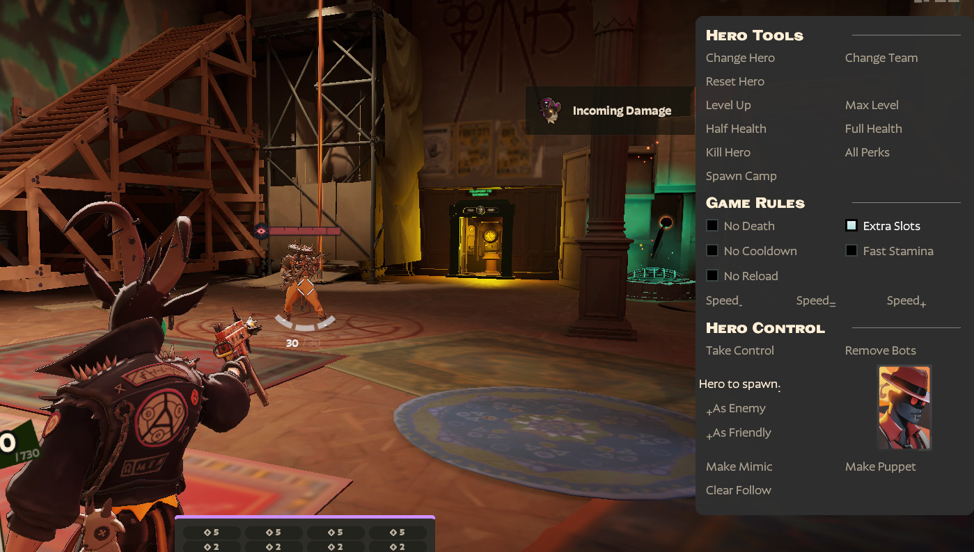 Testing Tools in Hideout