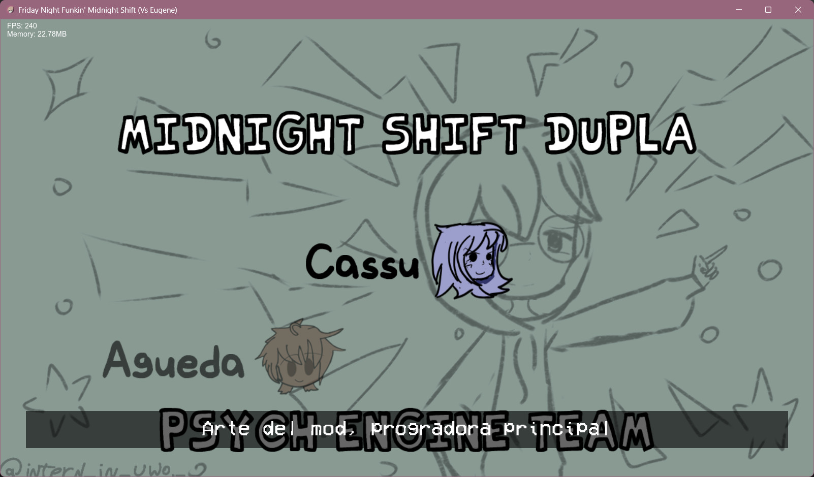 FNF: Midnight Shift (Vs Eugene! Underworld Office) Mod for Friday Night ...