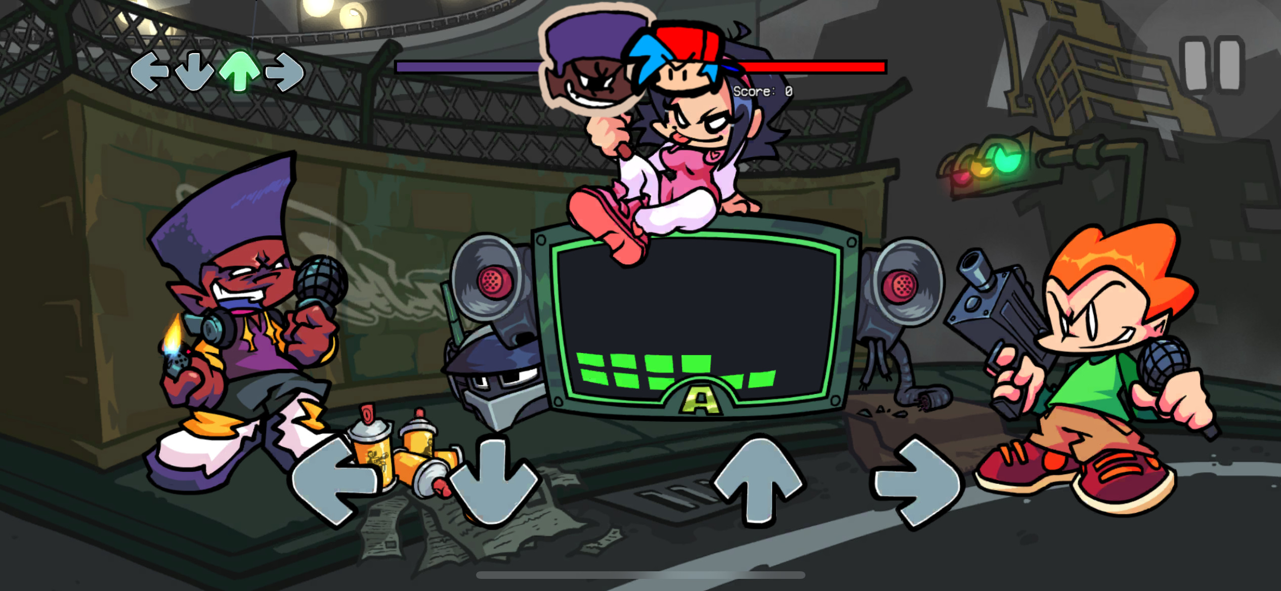 Colored Sticker Icons Mod for Friday Night Funkin' | FNF Mods