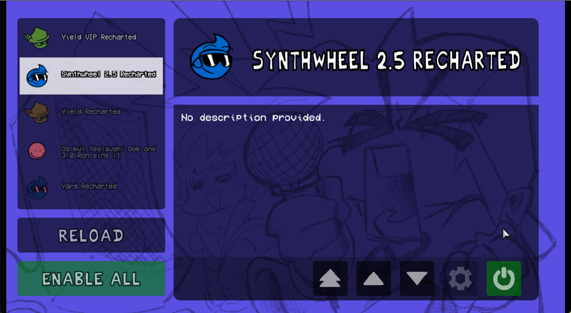 Synthwheel 2.5 Recharted