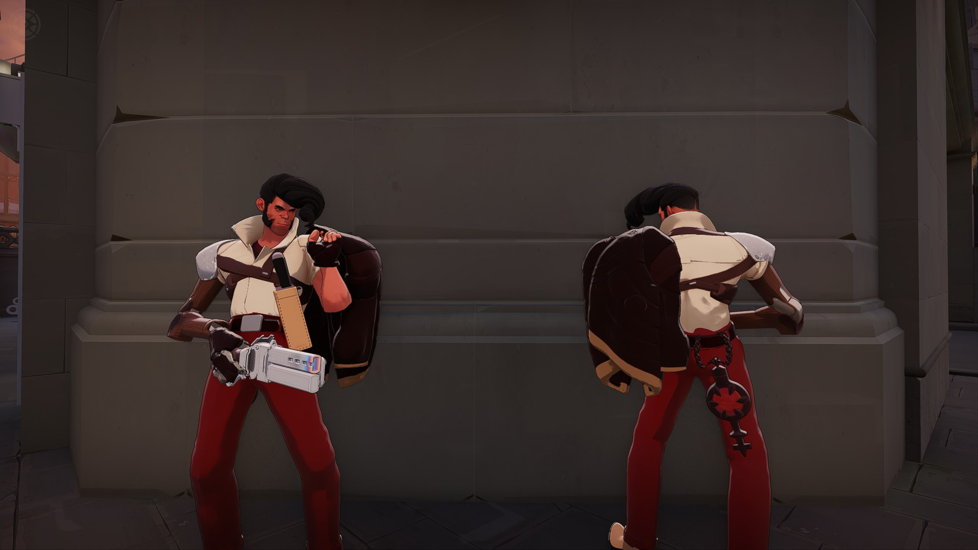 Cream/Blood Red Shiv Recolor screenshot