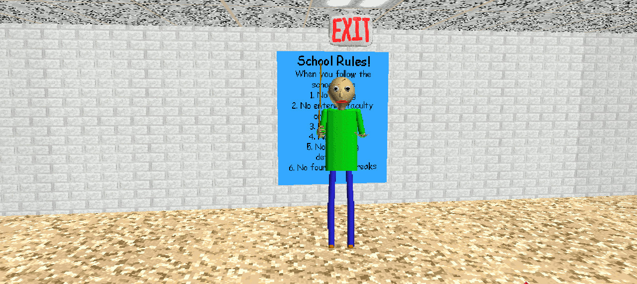 [SENSITIVE CONTENT] (0.12X)Baldi's New Super schoolhouse(custom level ...