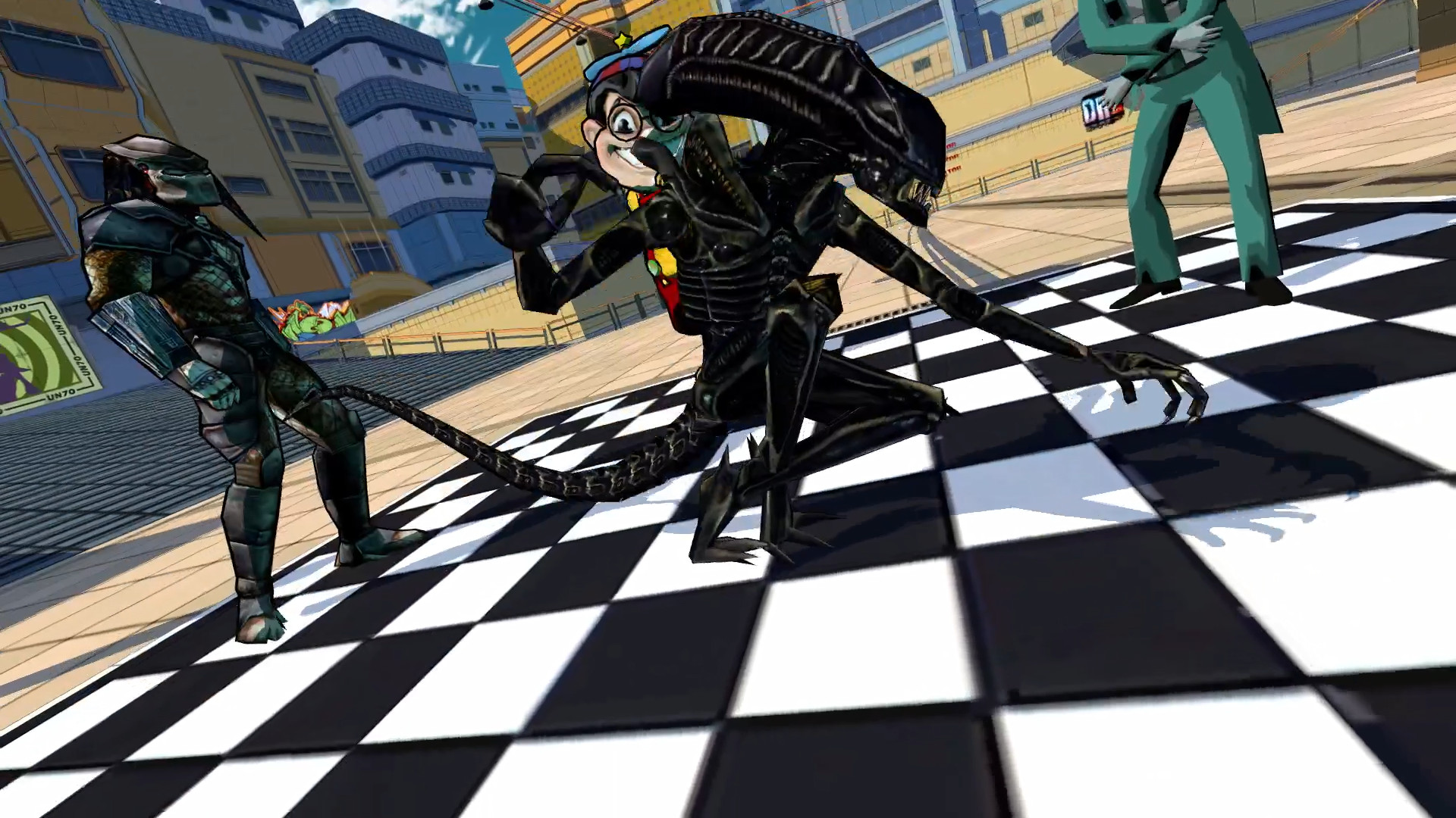 Alien (Aliens versus Predator 2) Mod for Bomb Rush Cyberfunk | BRC Mods