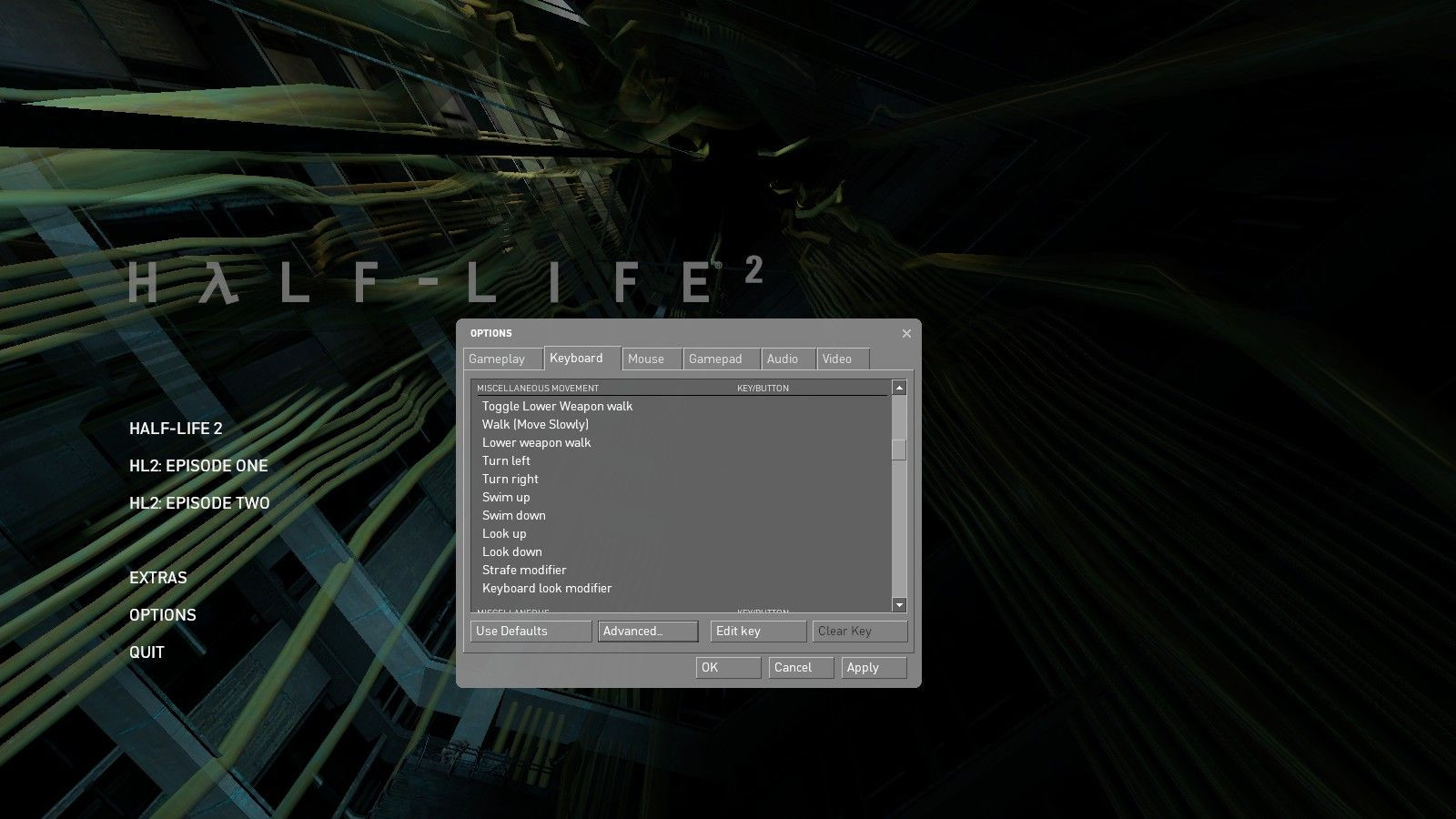 More Keyboard Options and Gameplay Functions 1.1 Mod for Half-Life 2 ...