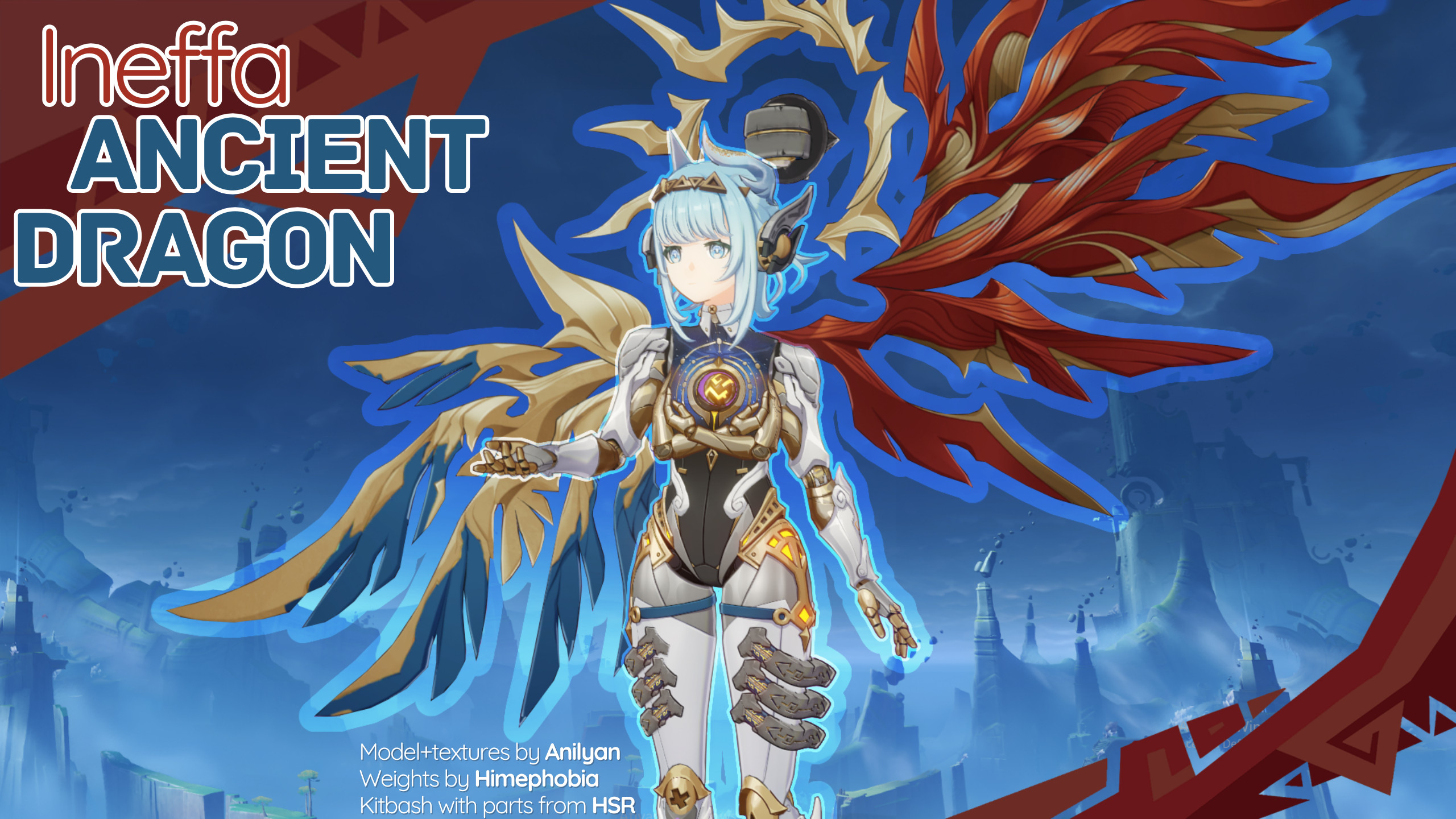 Ancient Dragon Ineffa Mod for Genshin Impact | GI Mods
