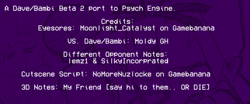 VS. Dave/Bambi Beta 2 [PSYCH ENGINE PORT!!!!]