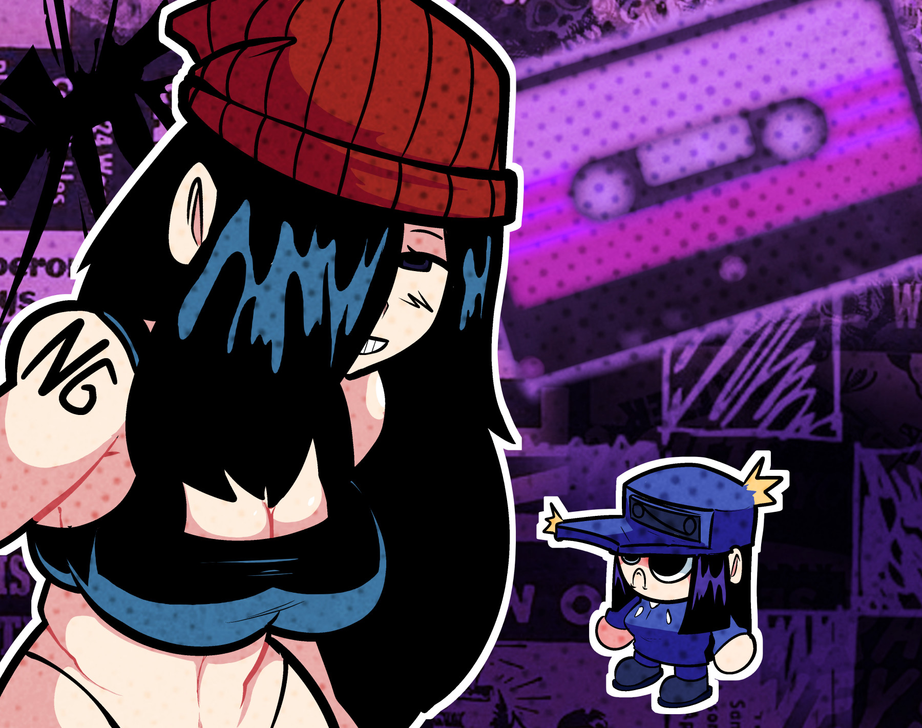 DbGrounds-[Cassette VS NG Girl]-One-shot