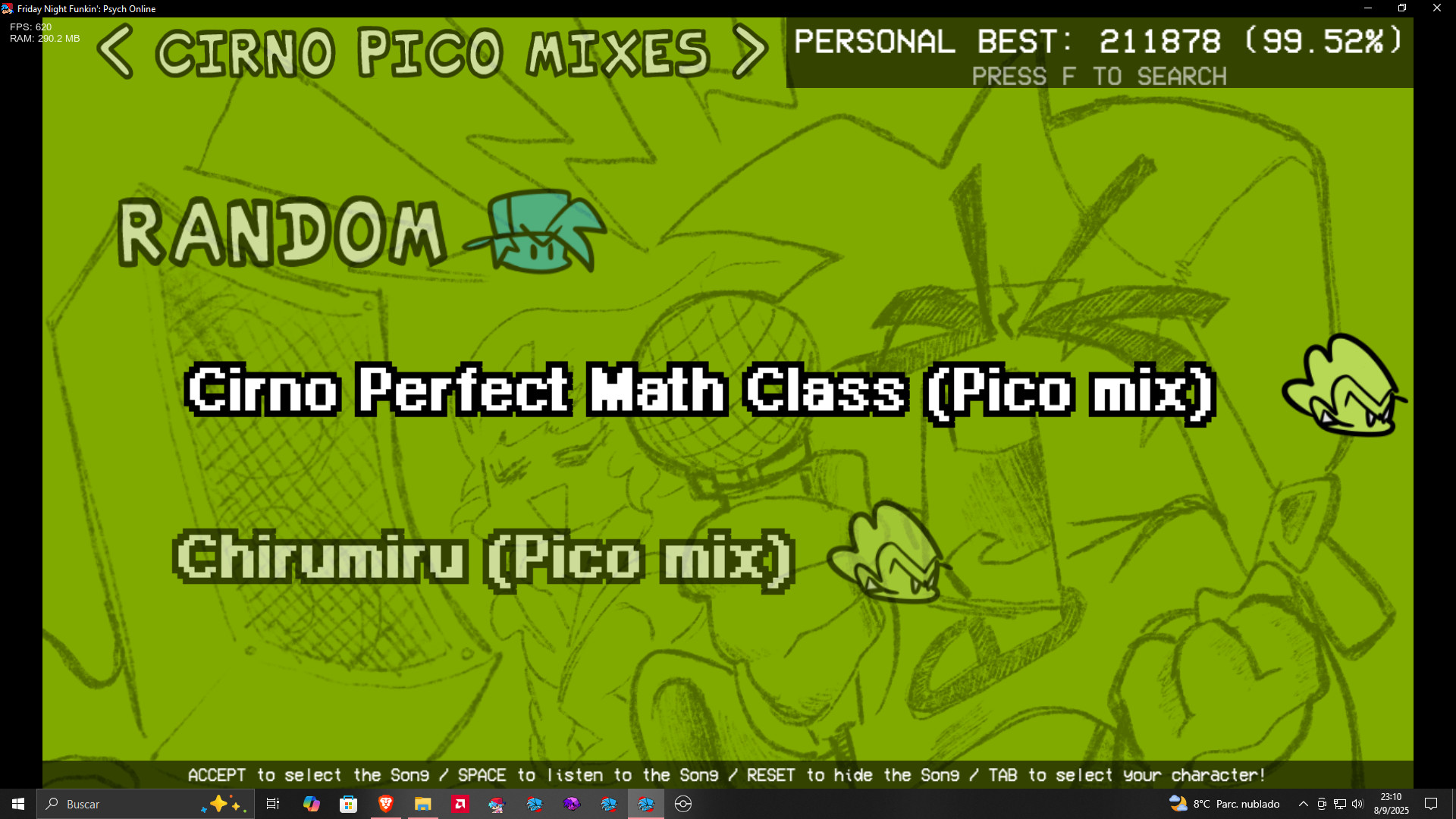 Cirno day Pico Mixes