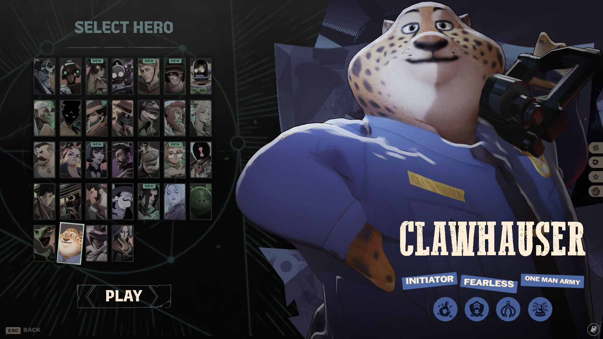 Officer Clawhauser Warden