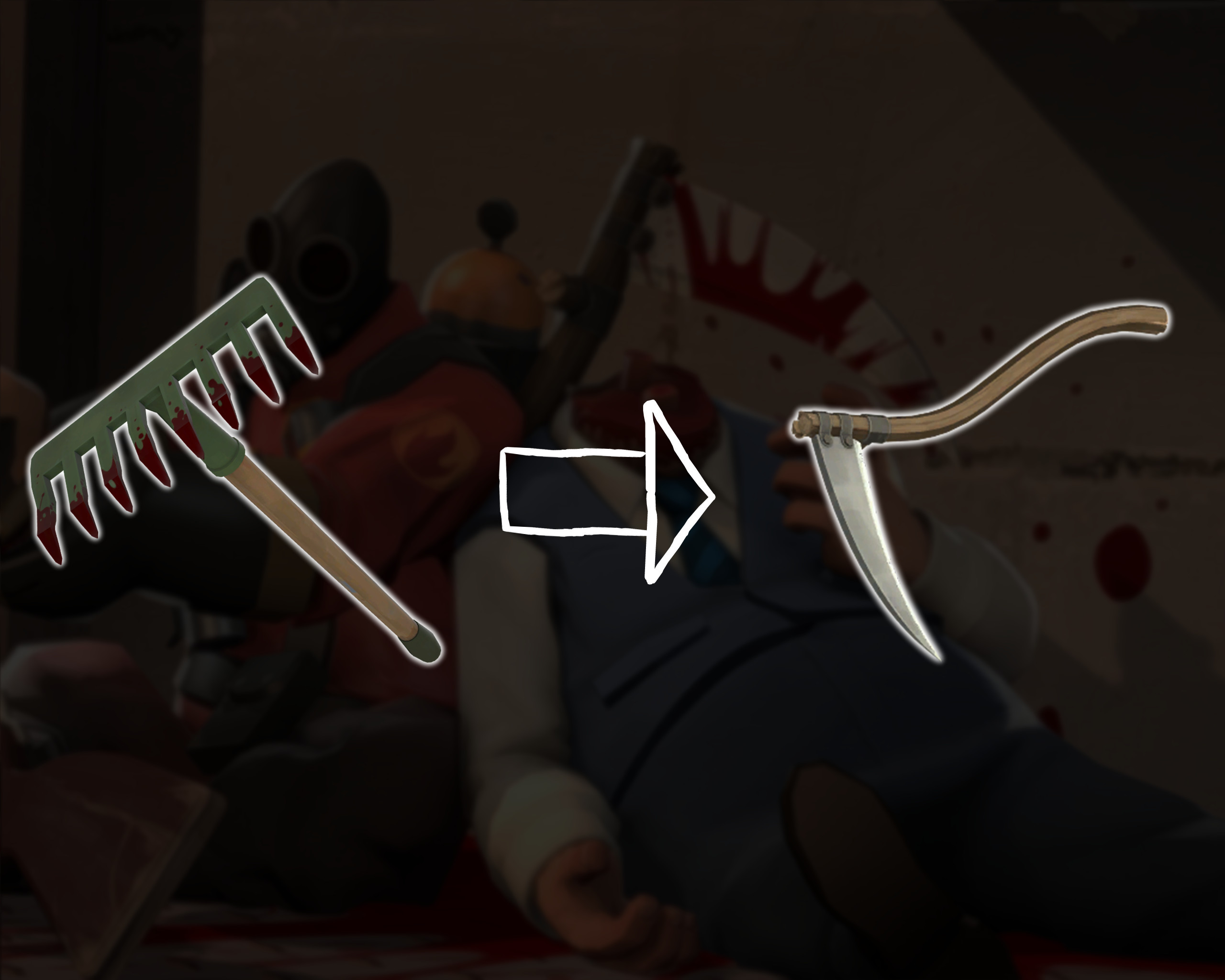 Tf2c Harvester port for back scratcher