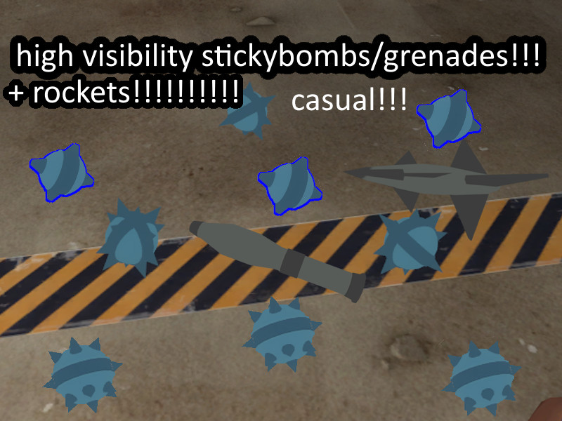 High Visibility Projectiles