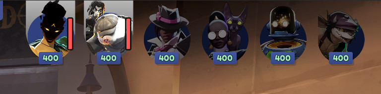 Top bar HUD hero visibility improvement