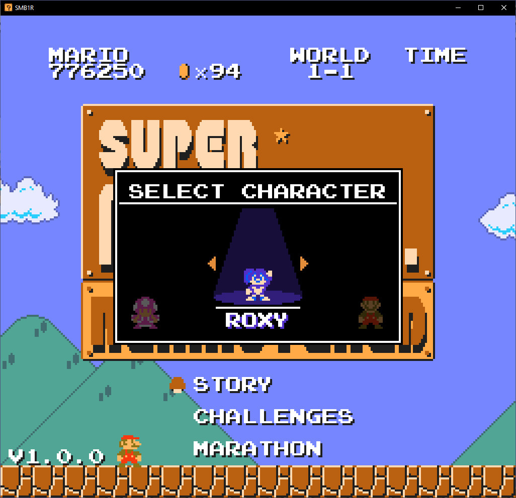 Roxy Mod for Super Mario Bros. Remastered [Unofficial] | SMB1R Mods