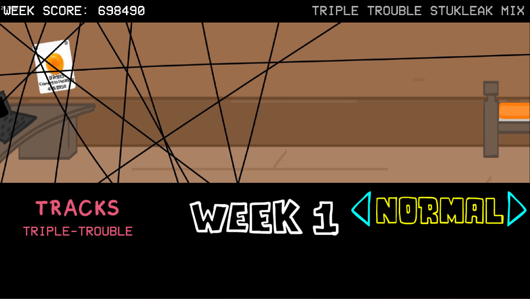 FNF Triple Trouble Stukleak Cover Oneshot