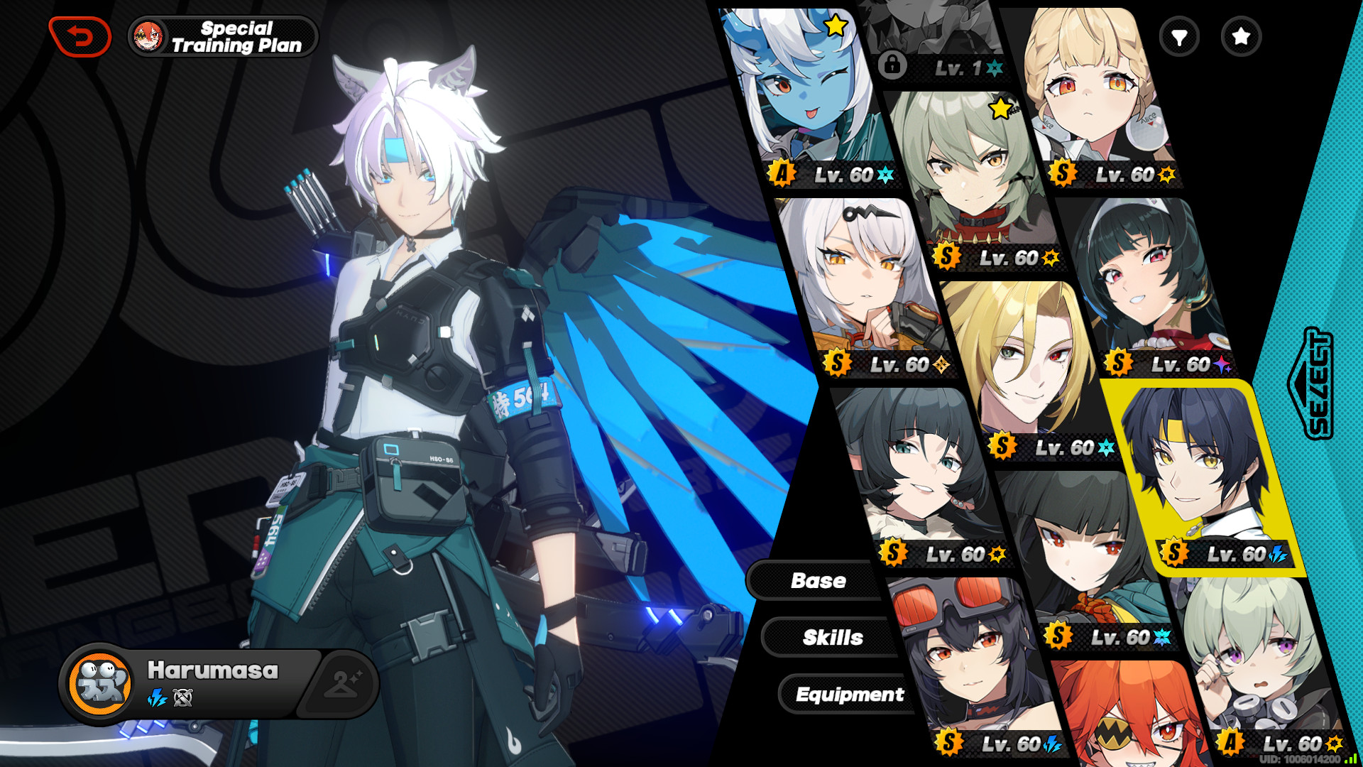 Harumasa Suited Stray X WINGS Merge Mod for Zenless Zone