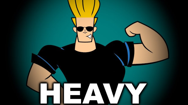 Johnny Bravo over Heavy