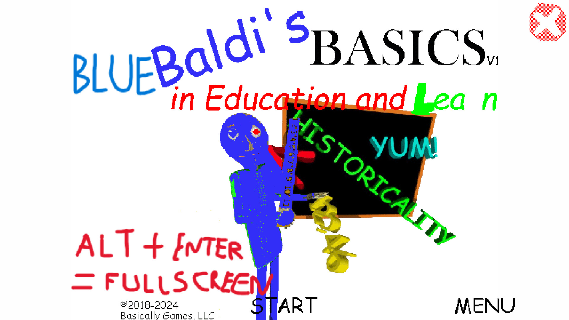 [SENSITIVE CONTENT] BLUE Baldi's Basics in Education and Lean Mod for ...