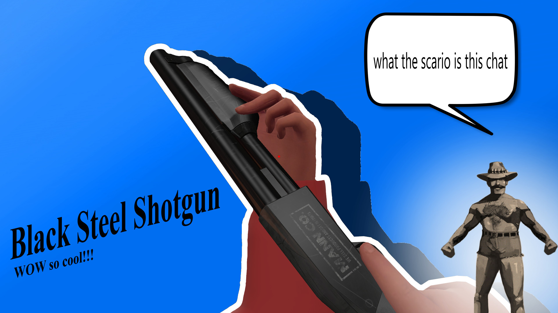 Black Steel Shotgun