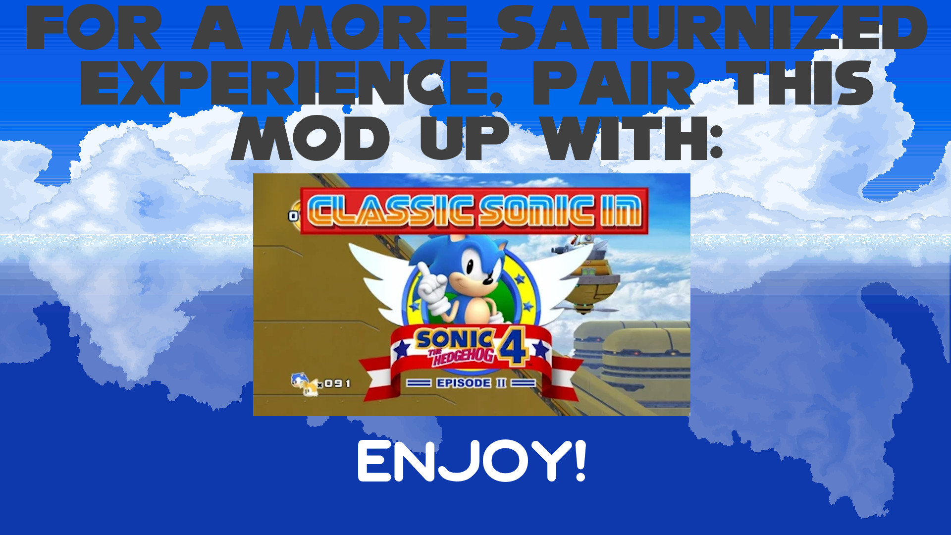 Sonic 4 Ep. 2 Saturnized Soundtrack Mod for Sonic the