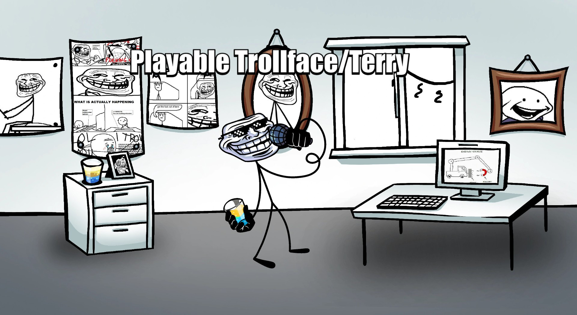 Playable Trollface/Terry