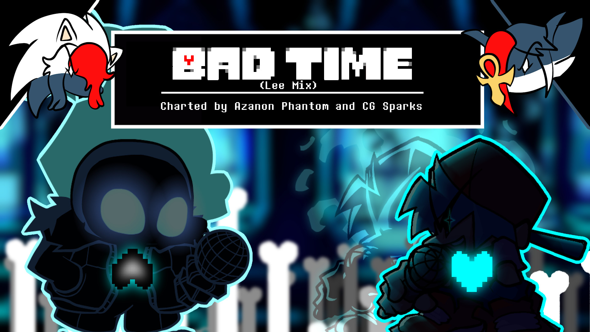 FNF Indie Cross || Bad Time Leeburt Remix CHARTED Mod for Friday Night ...