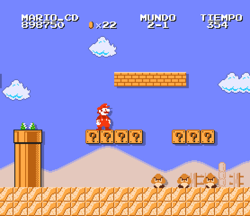 CD Mario Mod for Super Mario Bros. Remastered [Unofficial] | SMB1R Mods