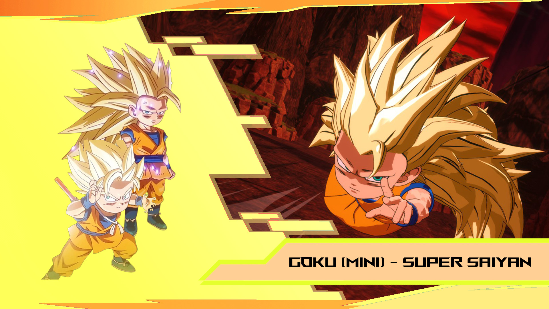 Goku (Mini) Super Saiyan 2 & 3 Mod for Dragon