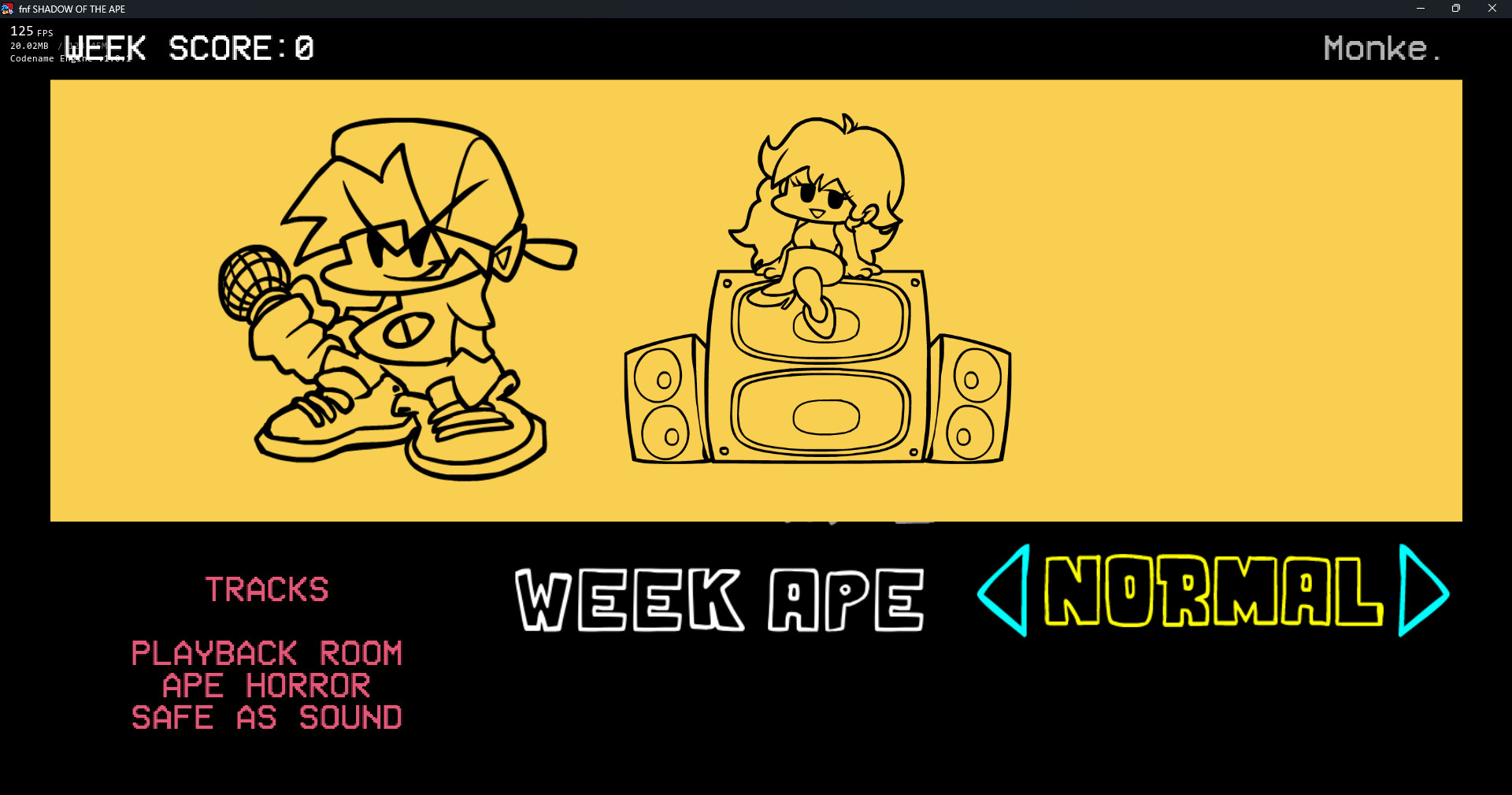 Fnf vs Ape