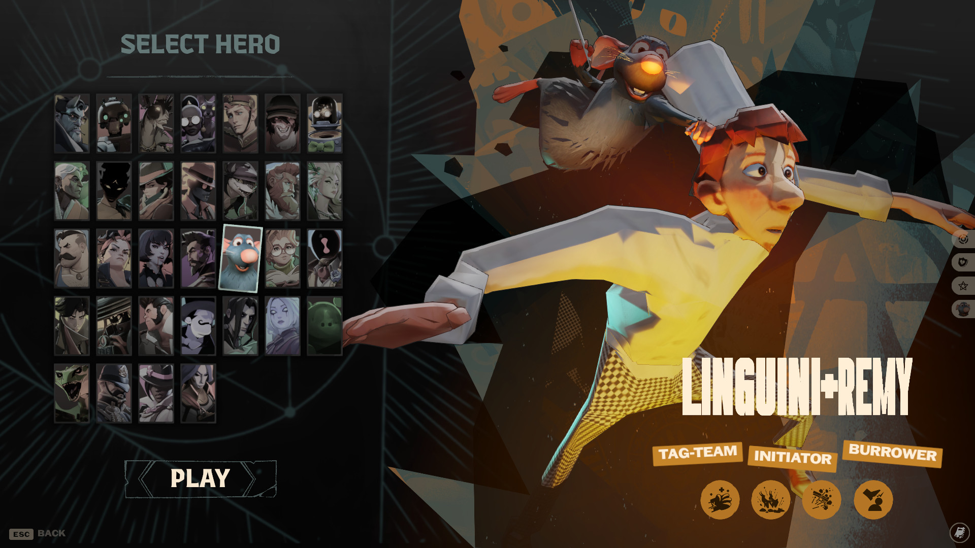 Linguini & Remy over Mo & Krill