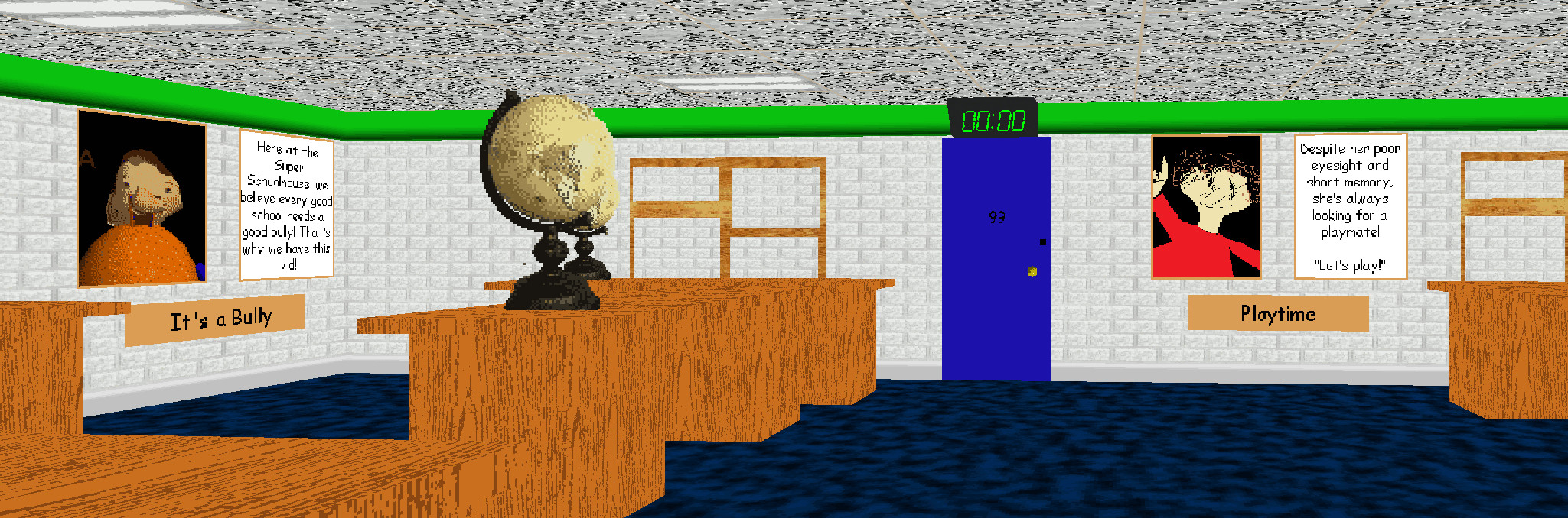 Baldi's Basics Classic Schoolhouse in Plus Mod for Baldi's Basics ...
