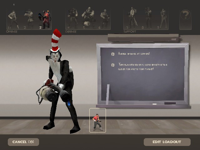 The cat in the hat