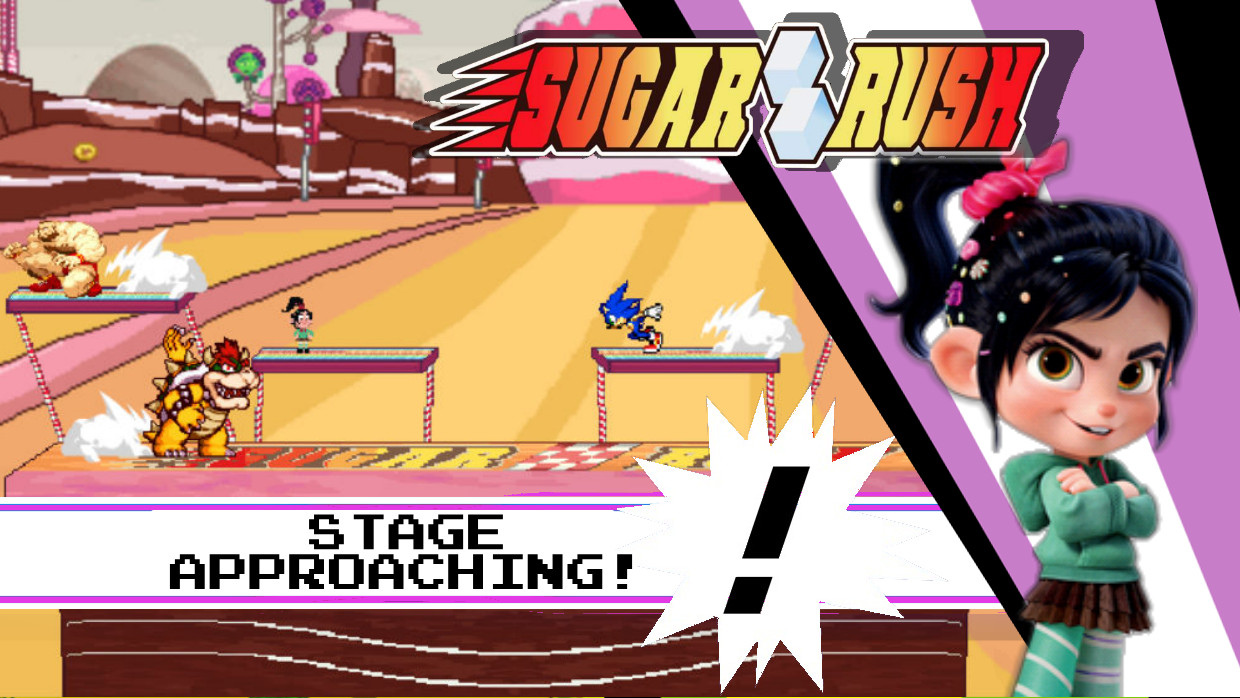 Close-up view of the Sugar Rush slot game grid with multiplier spots visible.