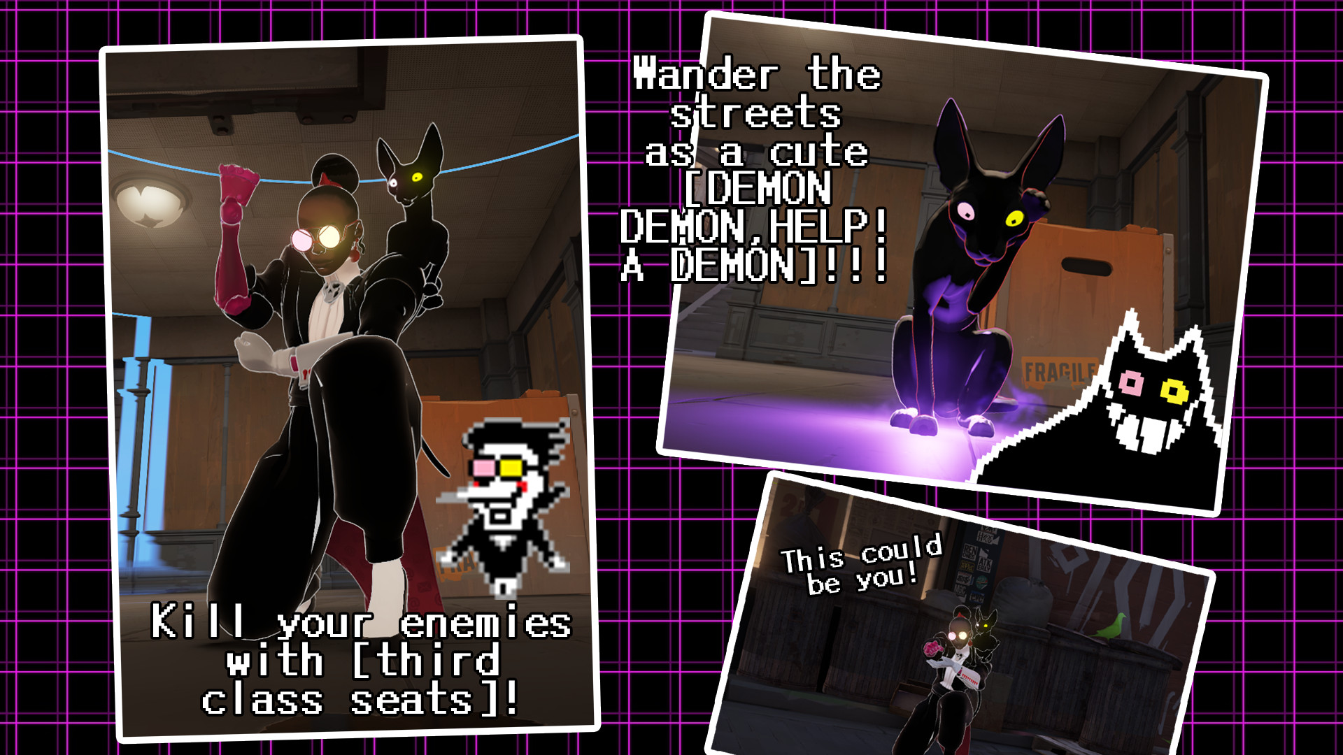 Spamton inspired Calico screenshot