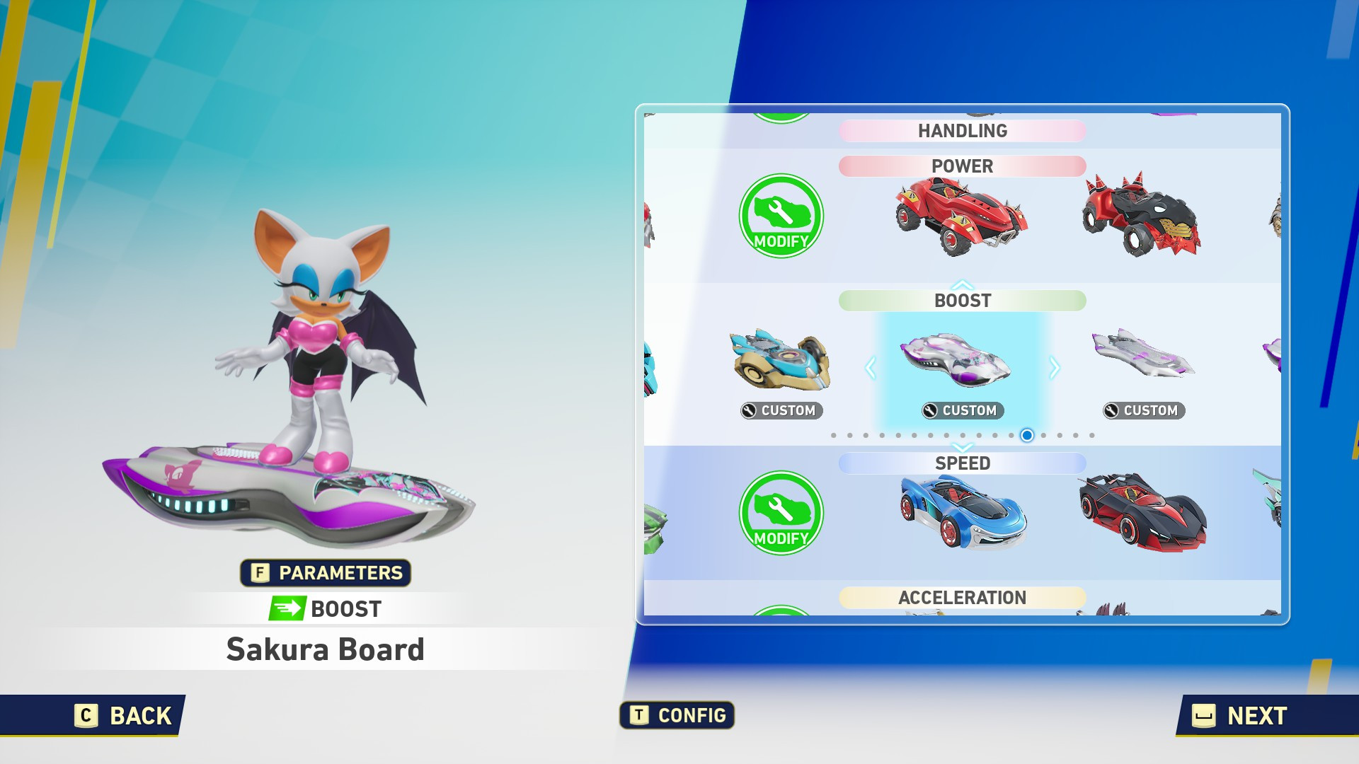 Sa2 Rouge Model Rouge SA2 Proportions Mod for Sonic Racing: CrossWorlds | SR:CW Mods