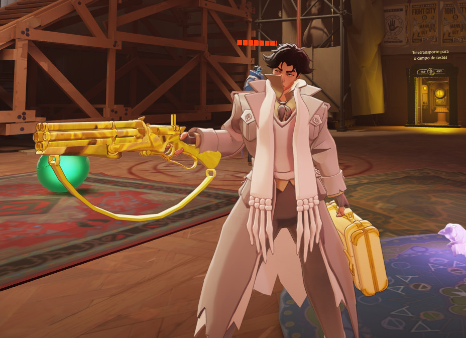 pocket white and golden