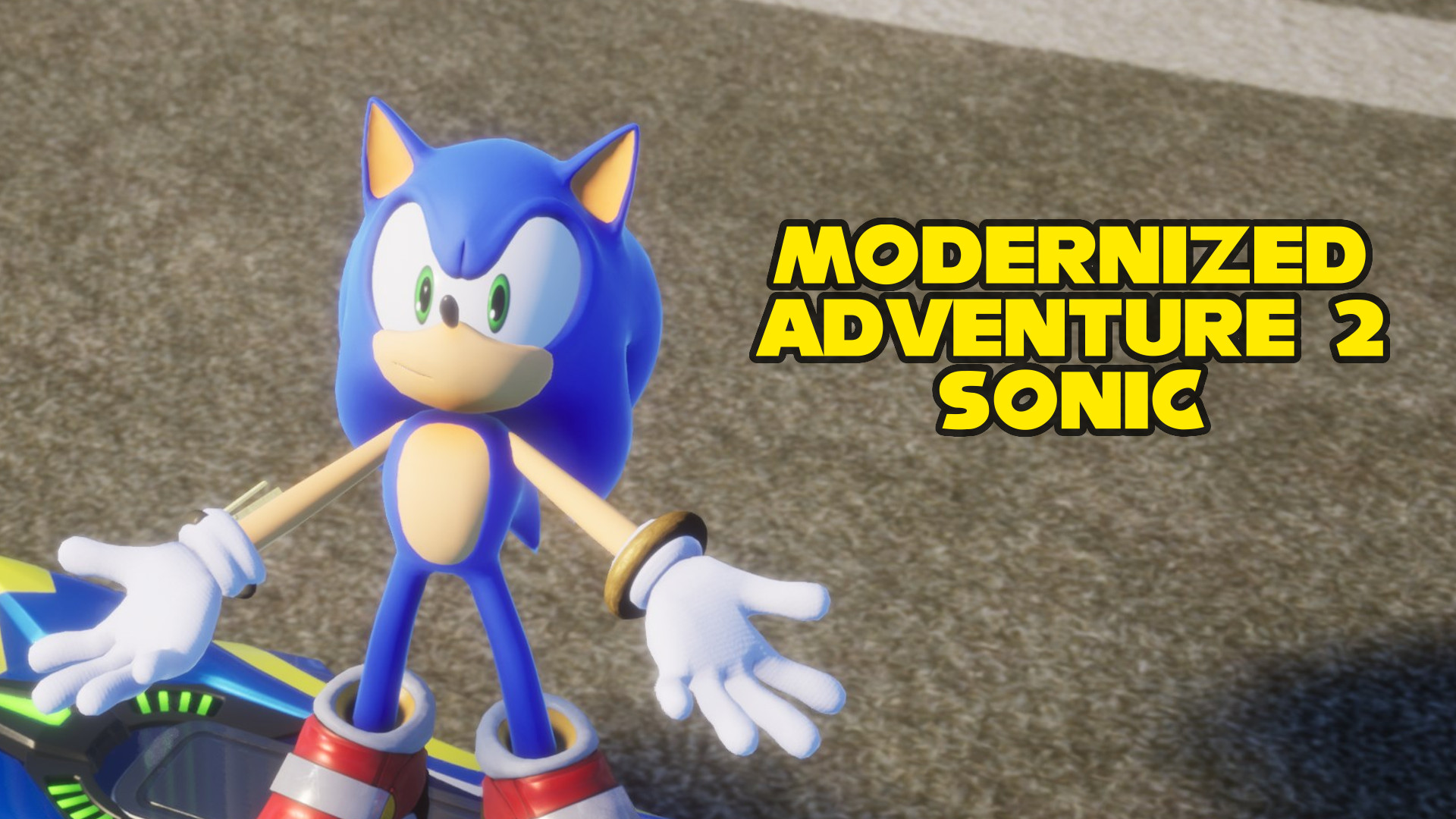 Modernized SA2 Sonic Mod for Sonic Racing: CrossWorlds | SR:CW Mods