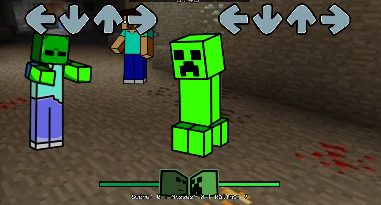 Vs Creeper vs Zombie