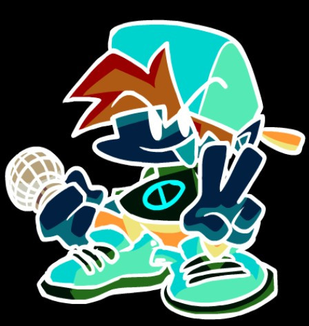 Inverted Boyfriend Reskin [V-Slice/Mobile] Mod for Friday Night Funkin ...